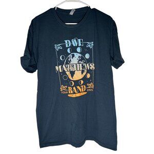 Dave Matthews Band 2023 Tour T-Shirt XL Navy Blue Unisex  Moon Phase